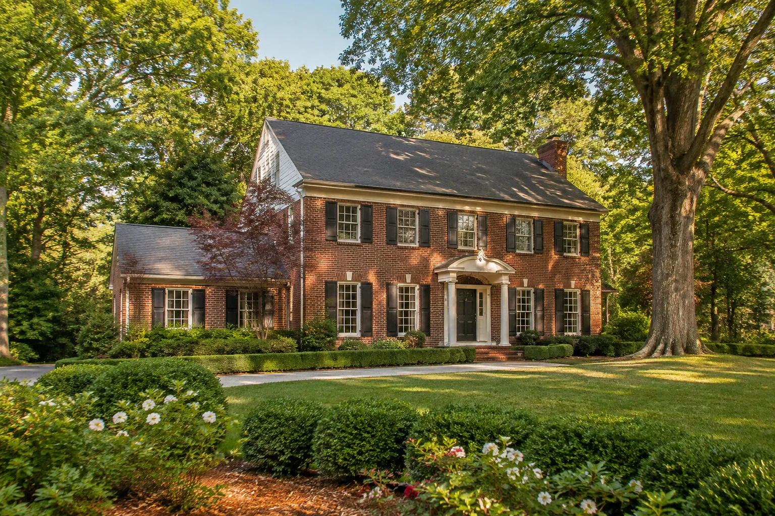 Stately brick residence in Lawrenceville